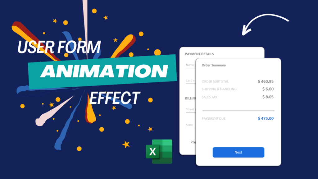 Userform animation effect